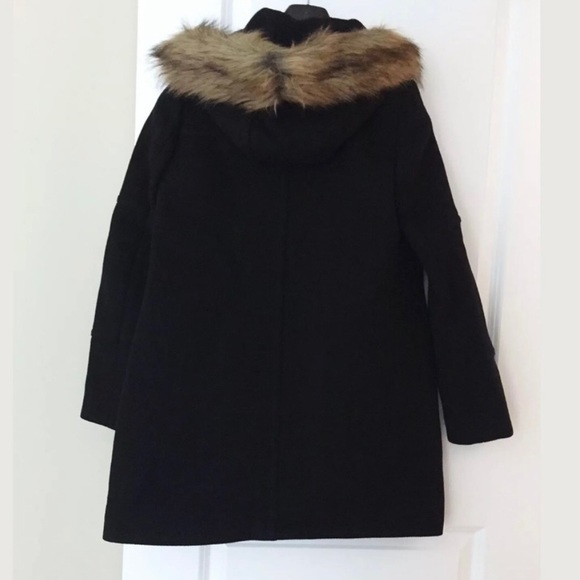 NWT J.CREW Italian Stadium Cloth Chateau Faux Fur - Picture 5 of 5